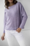 SWETER BURGOS LAWENDOWY BABY ALPACA PREMIUM