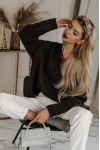 SWETER CAPRI PREMIUM CZEKOLADOWY