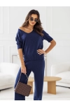 SWETER WENECJA Z DOMIESZKĄ KASZMIRU GRANATOWY PREMIUM