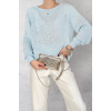 SWETER SANTORINI JASNY NIEBIESKI