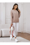 SWETER TAORMINA PREMIUM BRUDNY RÓŻ