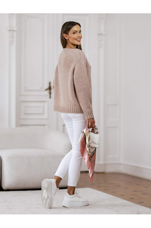 SWETER TAORMINA PREMIUM BRUDNY RÓŻ